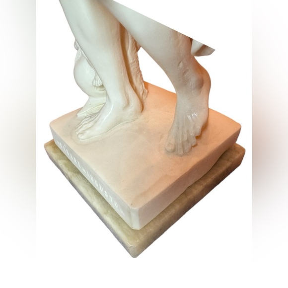 Gaius Julius Caesar Augustus Prima Porta Statue Italy Sculpture, Marble Base 14” - Picture 10 of 11